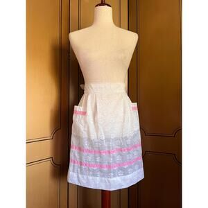 Vintage lace apron